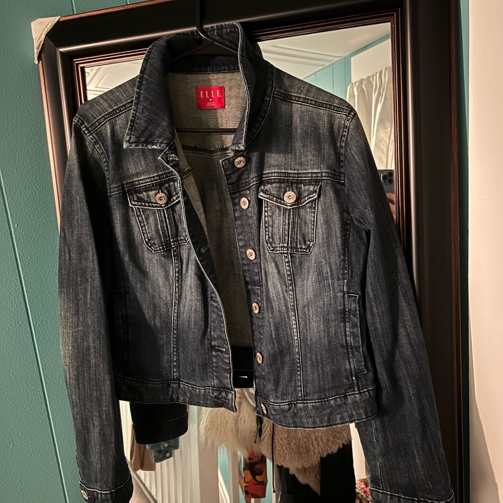 Jean jacket. Forget where I purchased. Like new condition